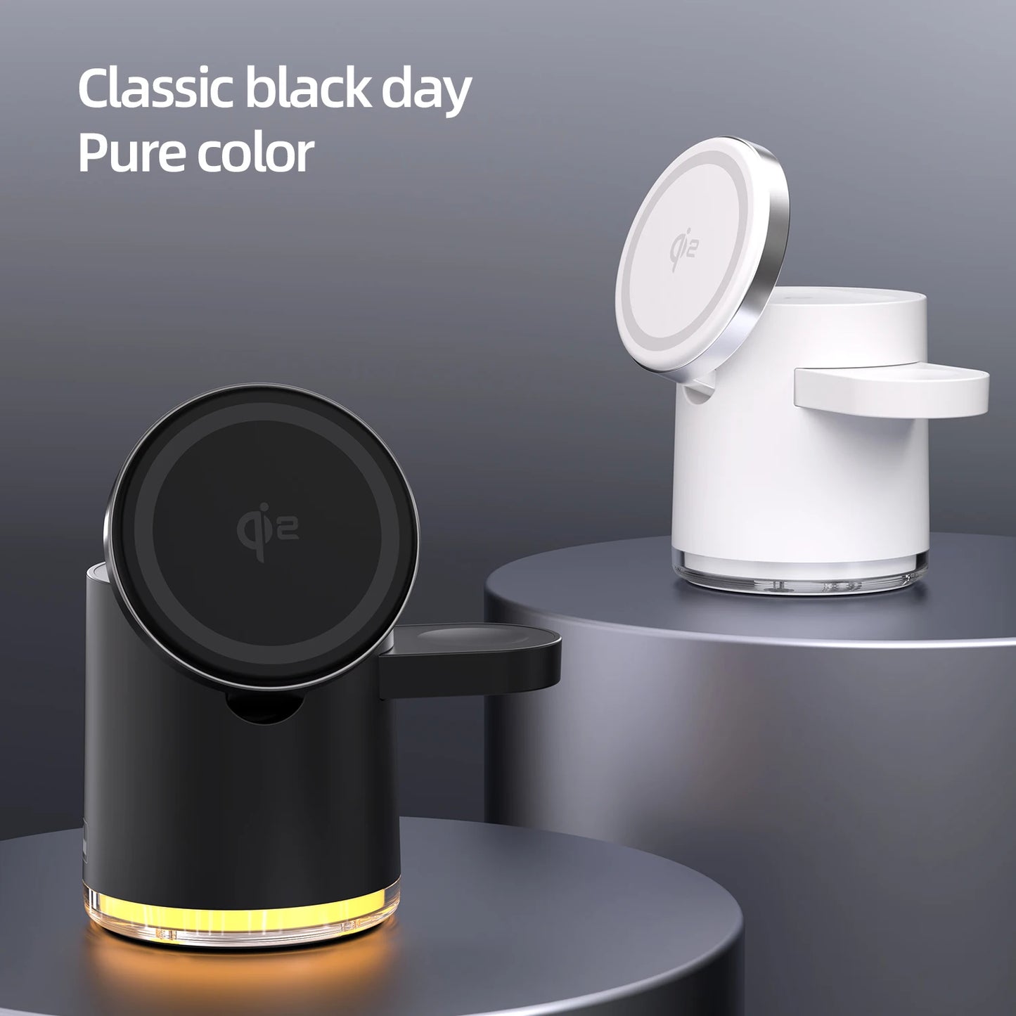 Magnetic Qi2 3-in-1 Wireless Charger Stand