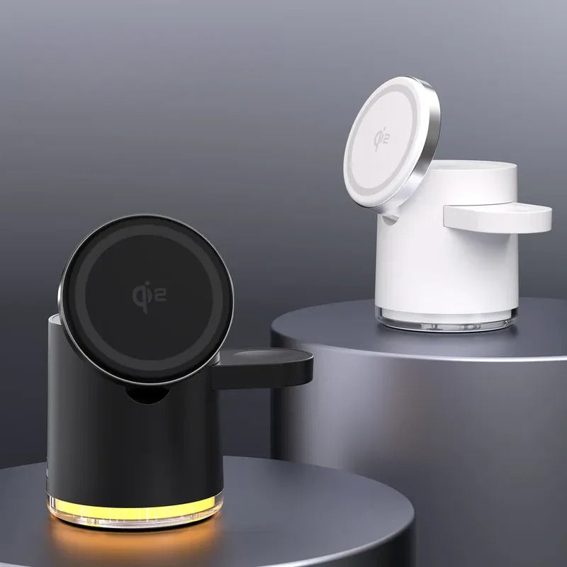 Magnetic Qi2 3-in-1 Wireless Charger Stand