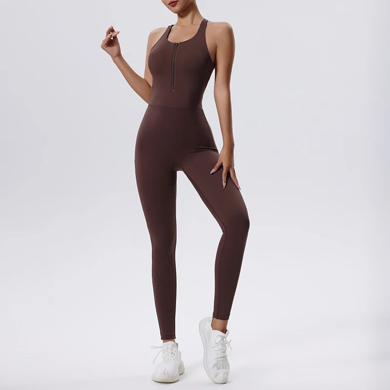Slim Sleeveless Jumpsuit