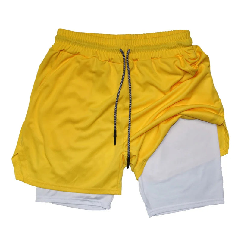 Multi-Pocket Fitness Shorts