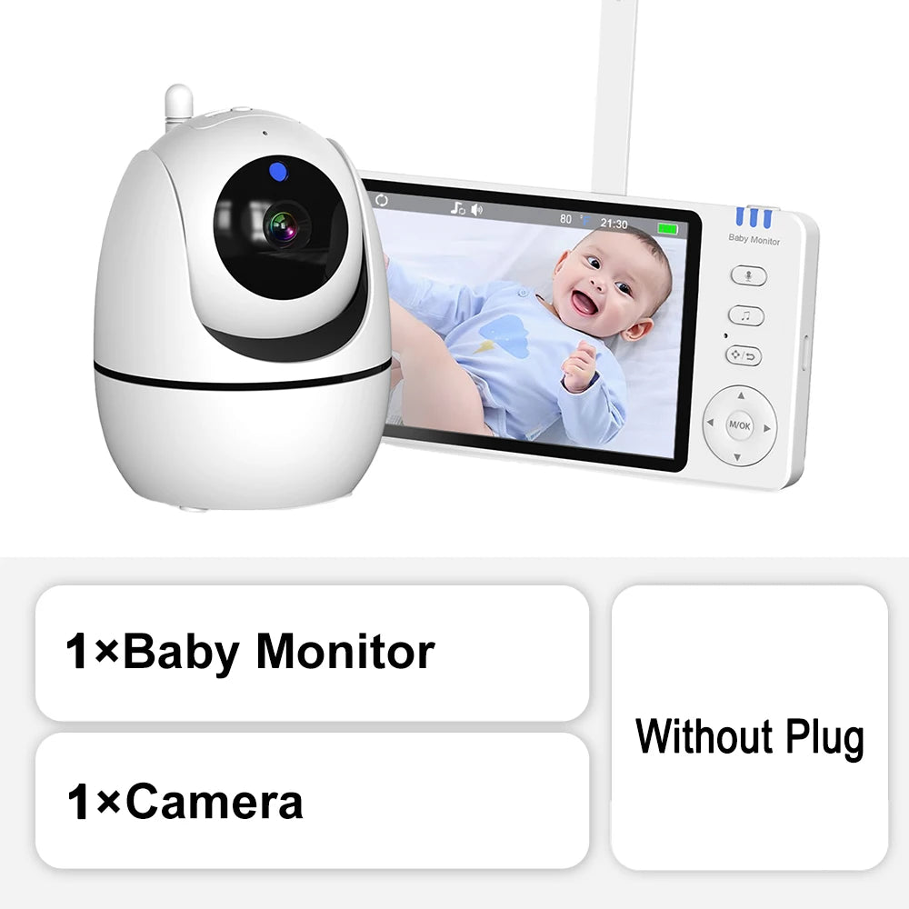 5-Inch HD Baby Monitor with Camera