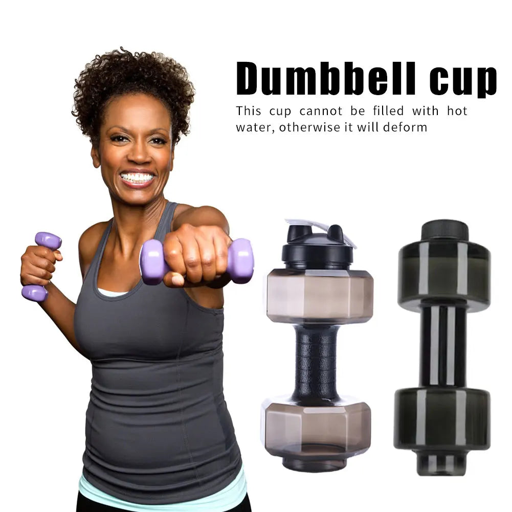 Dumbbell Sports Water Bottle