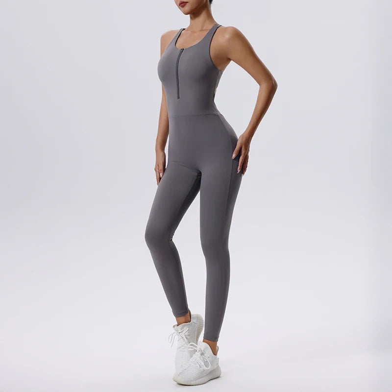 Slim Sleeveless Jumpsuit