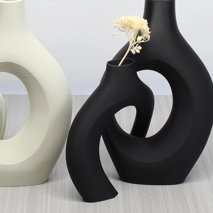 Bohemian Art Vase Set – Decorative