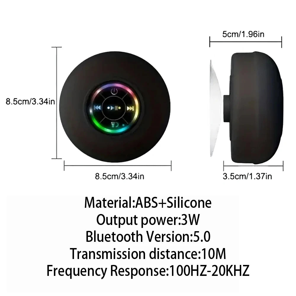 Portable Wireless Bluetooth LED Speaker