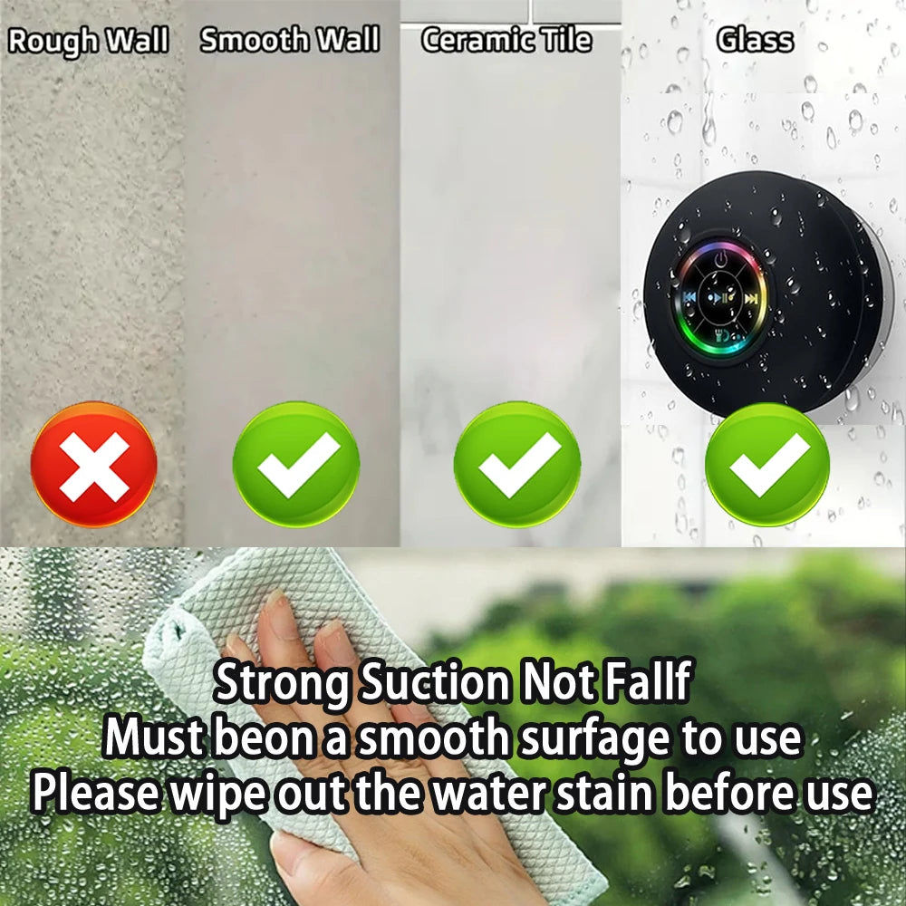 Portable Wireless Bluetooth LED Speaker