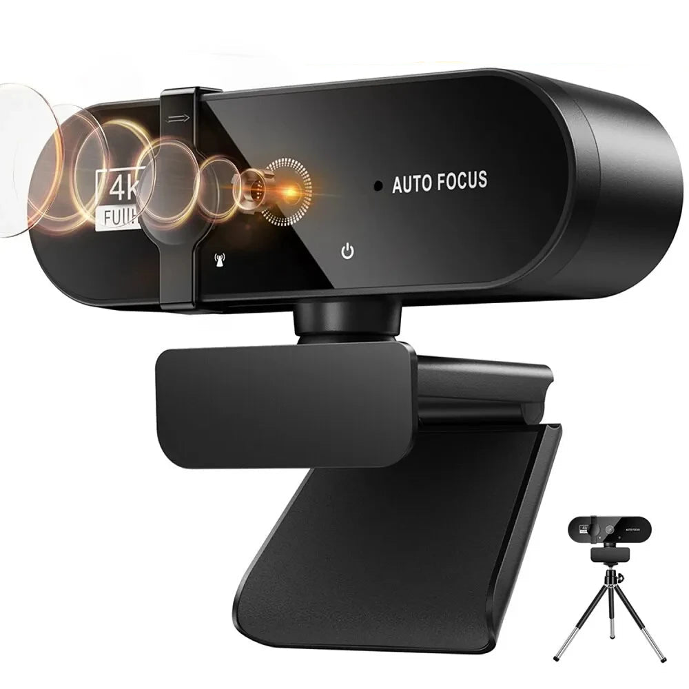 4K USB Webcam with Microphone
