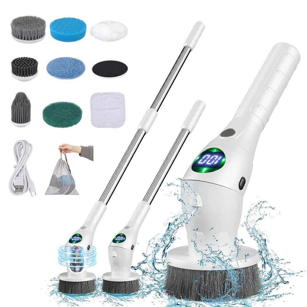 8-in-1 Wireless Electric Cleaning Brush