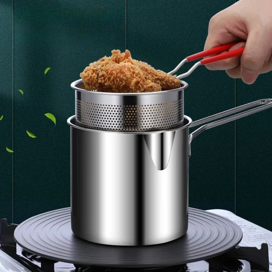 Stainless Steel Deep Fryer Pot
