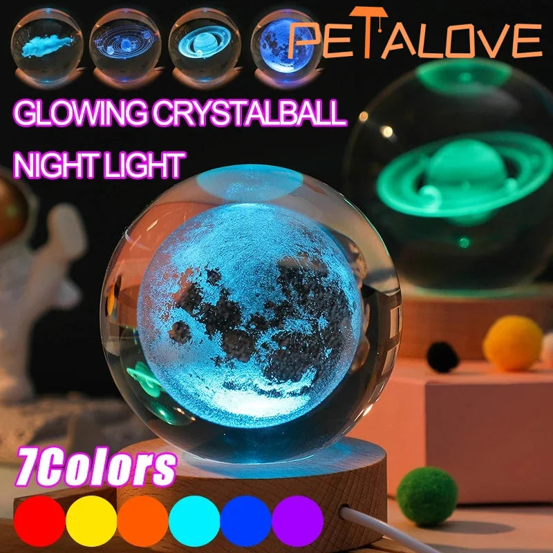 Crystal Ball LED Night Light