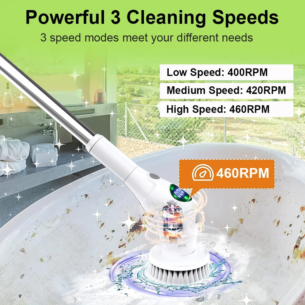 8-in-1 Wireless Electric Cleaning Brush