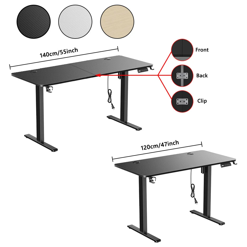 Electric Height Adjustable Desk Sit Stand Table