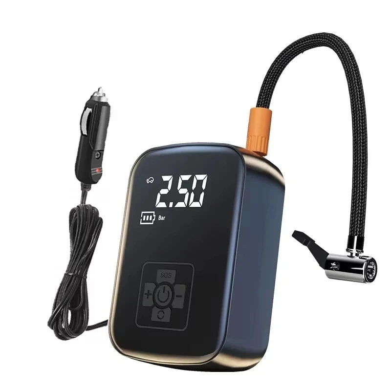 Wireless Wired Car Tire Inflator Pump