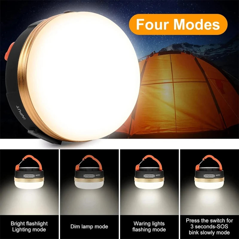 Rechargeable LED Camping Lantern – Magnetic Base