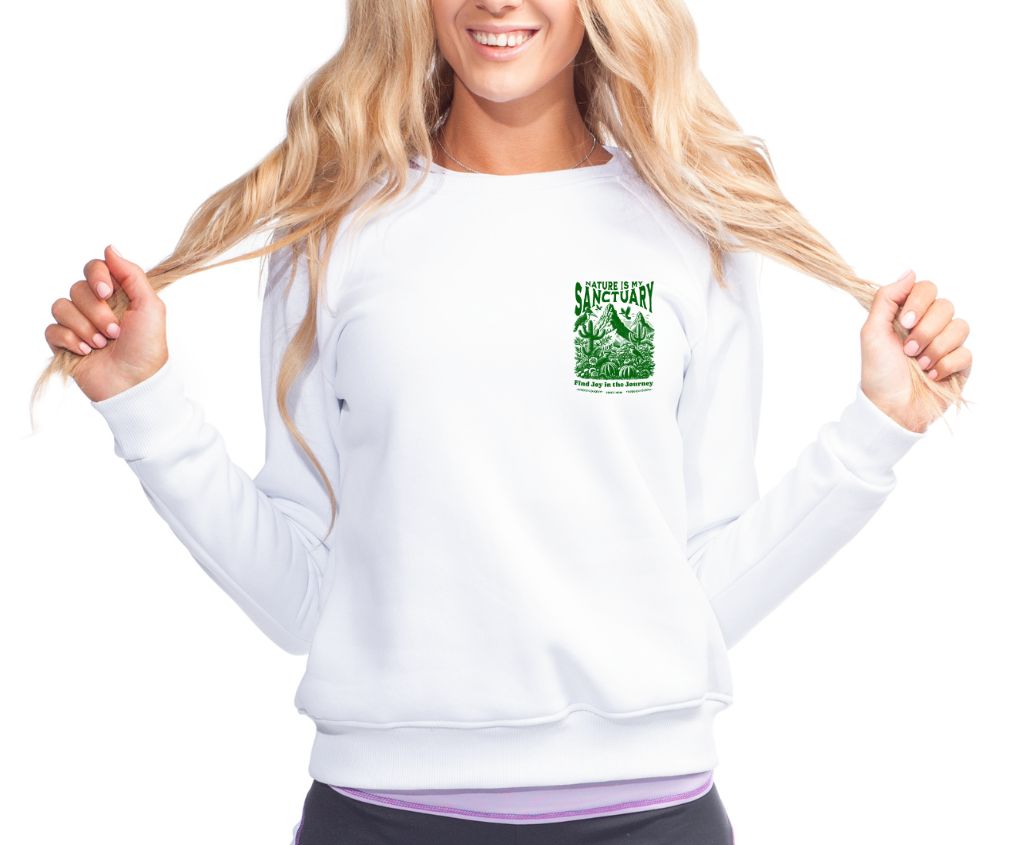 Graphic Designed Minimalist Crewneck Sweatshirt