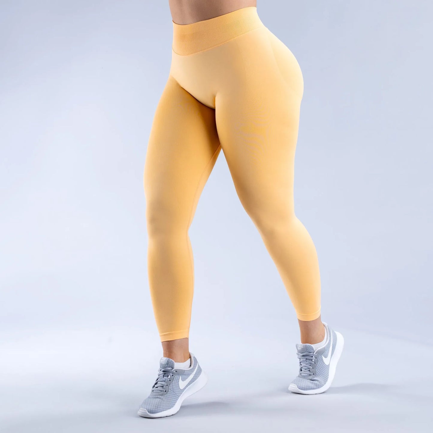 Seamless High-Stretch Curl Up Yoga Pants