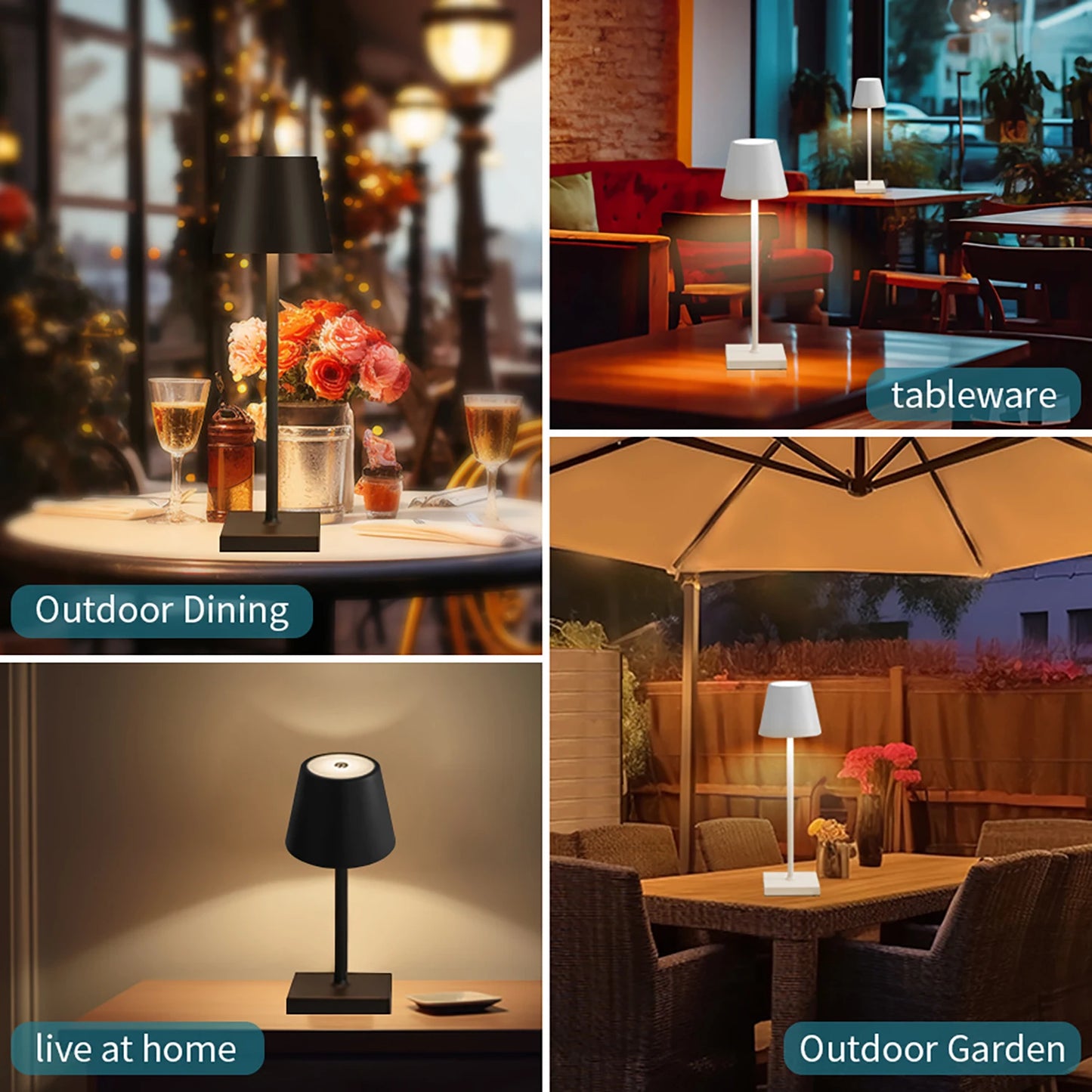 LED Touch Sensor Table Lamp