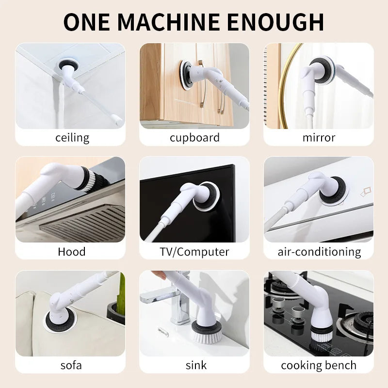 MIJIA 6-in-1 Wireless Electric Cleaning Brush