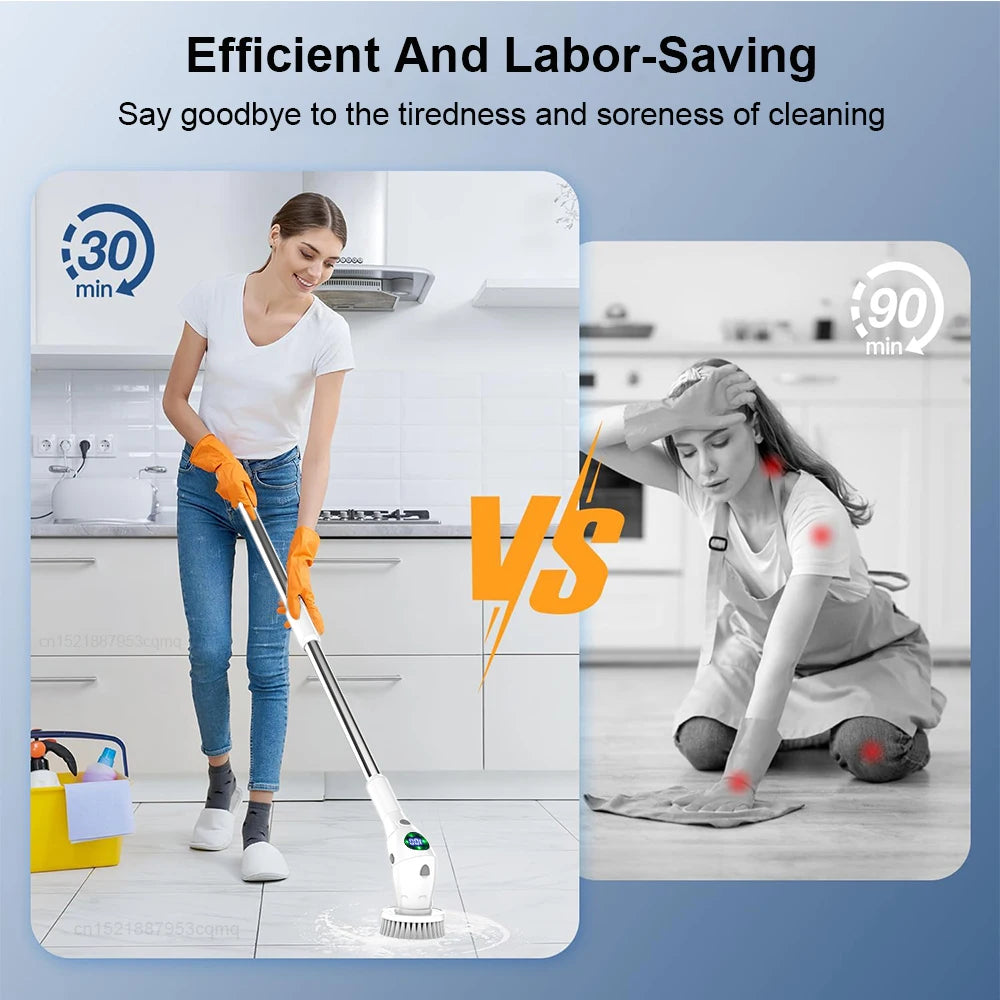 8-in-1 Wireless Electric Cleaning Brush