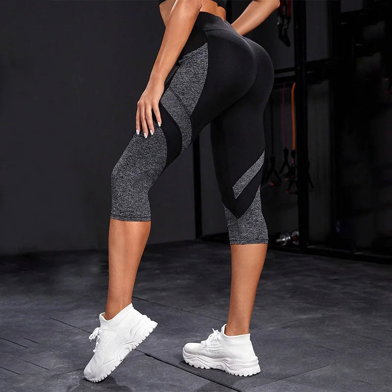 High Waist Capri Yoga Pants