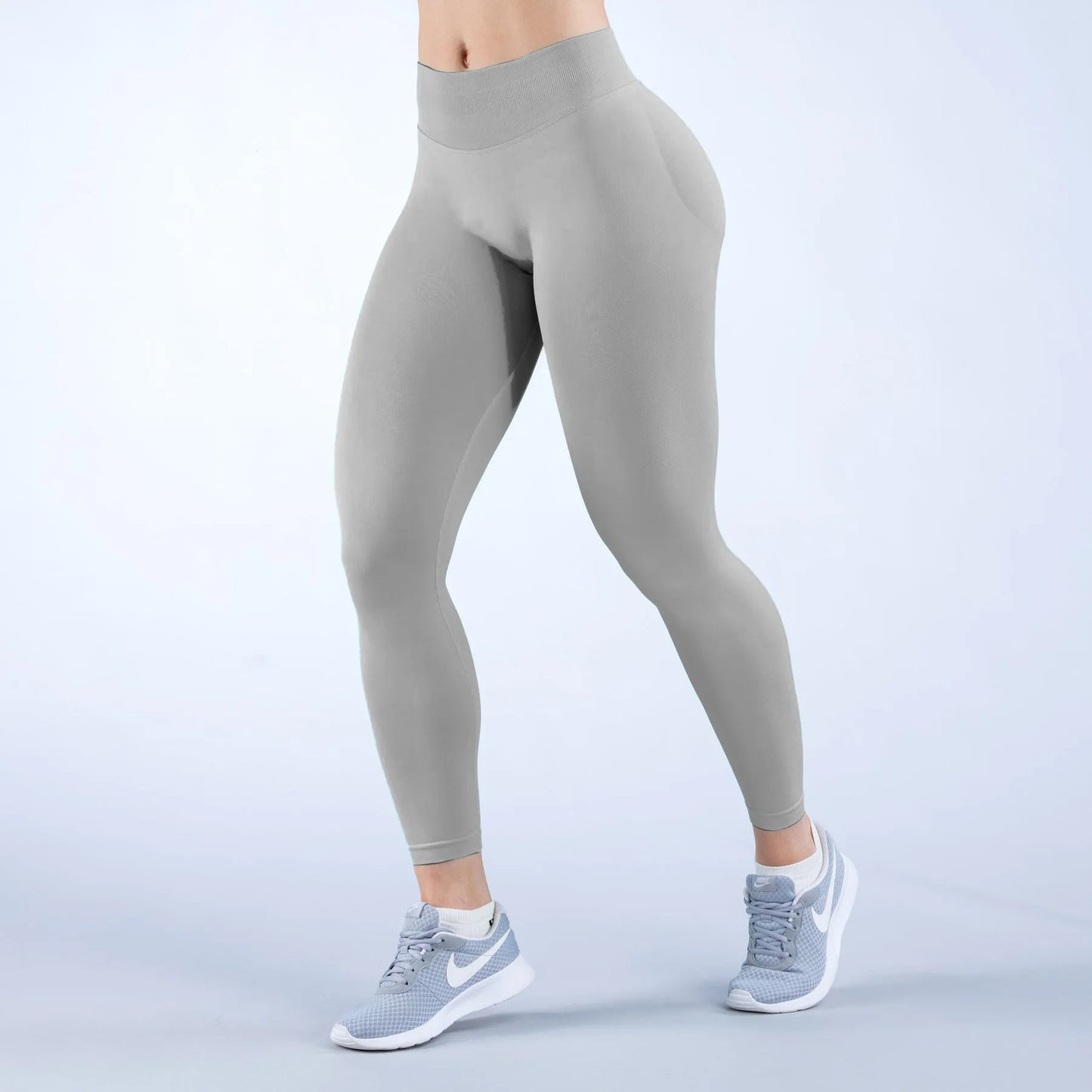 Seamless High-Stretch Curl Up Yoga Pants