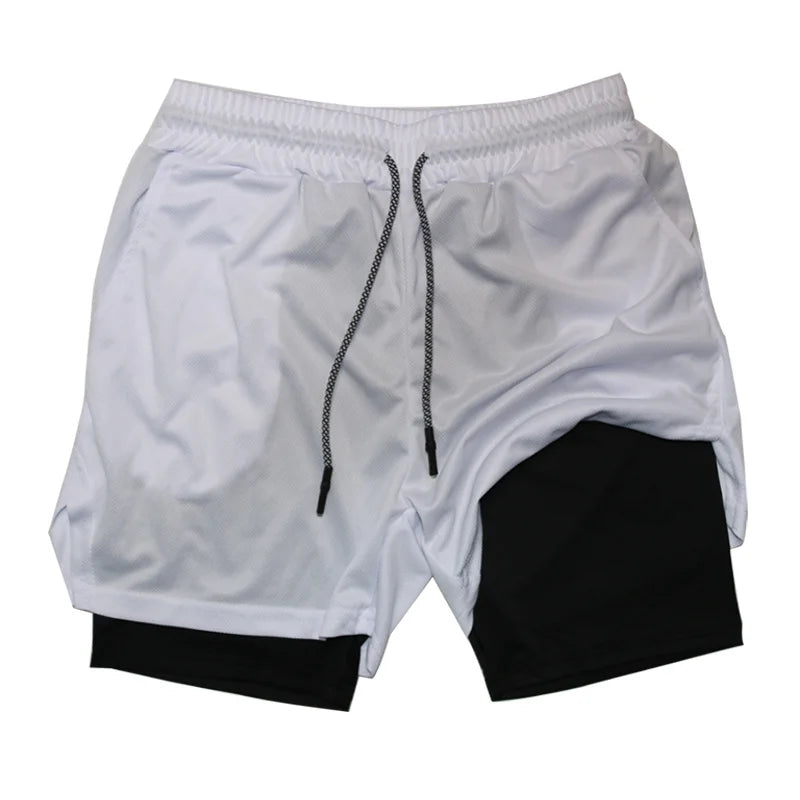 Multi-Pocket Fitness Shorts