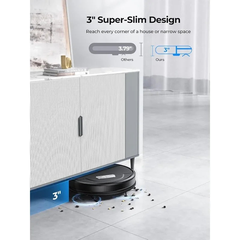 Robot Vacuum Mop Combo 4500Pa Suction