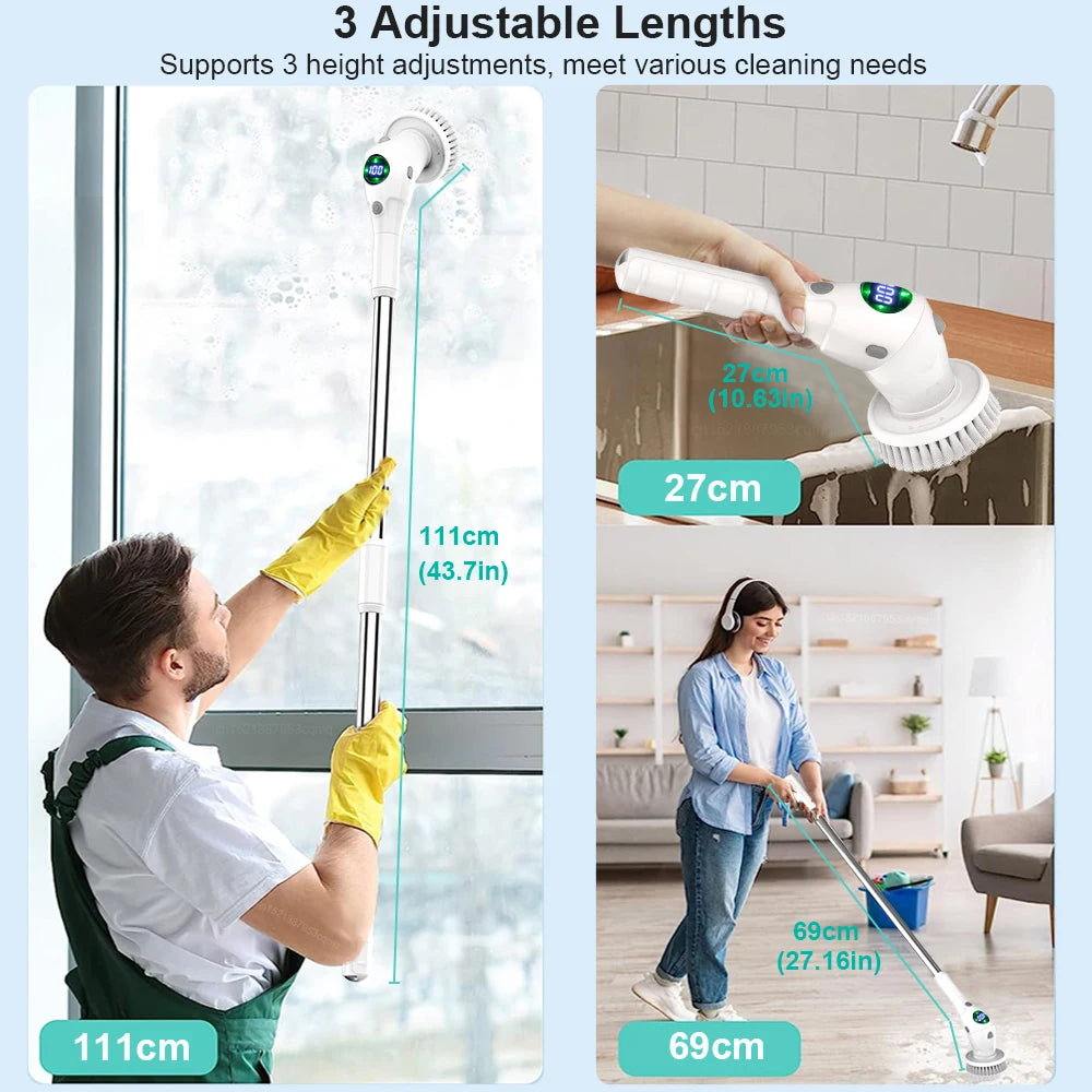8-in-1 Wireless Electric Cleaning Brush