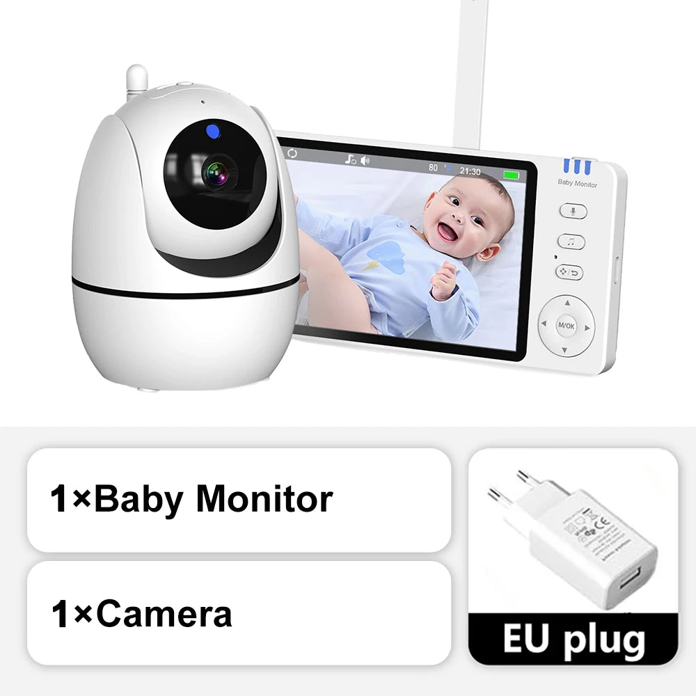 5-Inch HD Baby Monitor with Camera