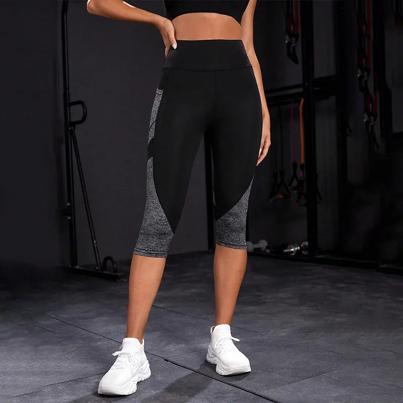 High Waist Capri Yoga Pants