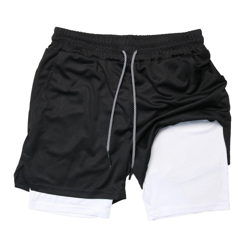 Multi-Pocket Fitness Shorts