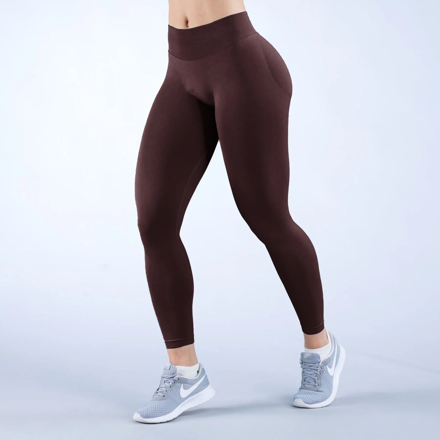 Seamless High-Stretch Curl Up Yoga Pants