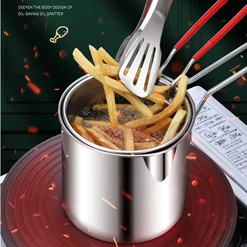 Stainless Steel Deep Fryer Pot