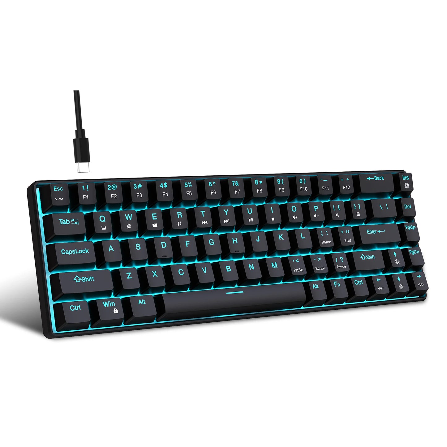 68-Key RGB Mechanical Keyboard