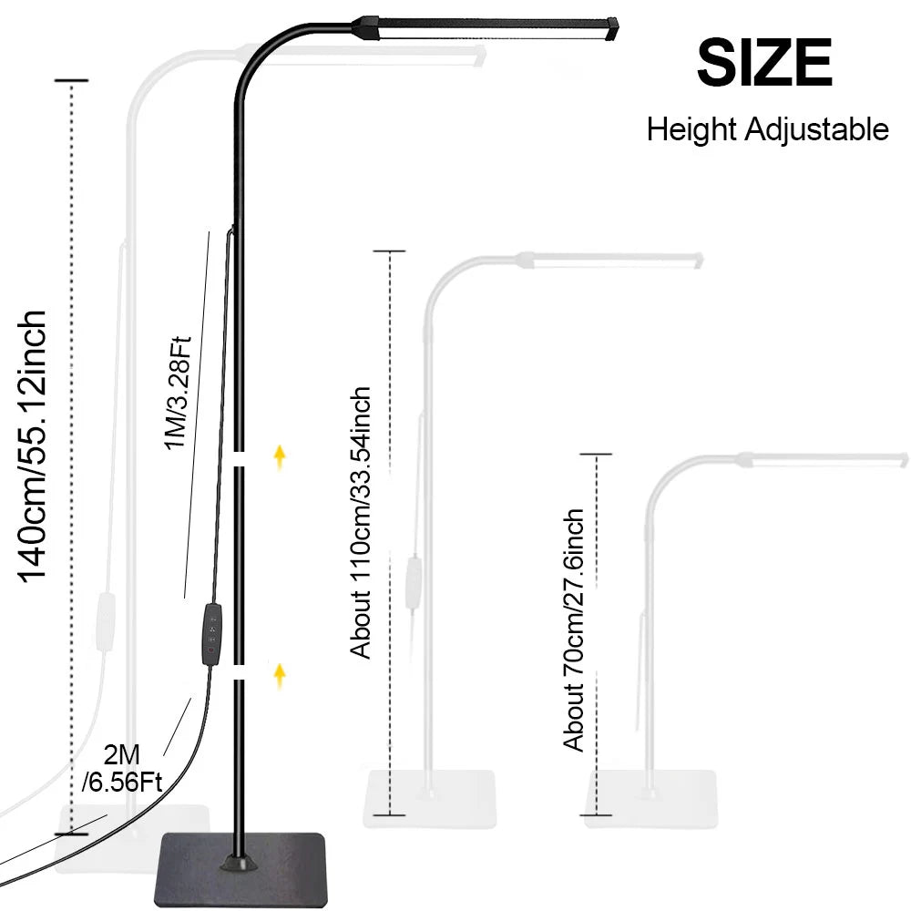 Adjustable LED Floor Lamp