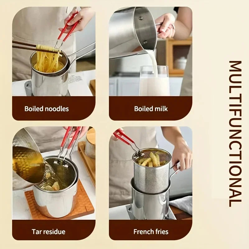 Stainless Steel Deep Fryer Pot