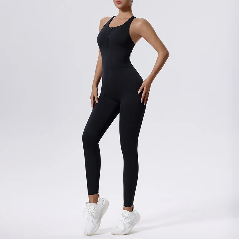 Slim Sleeveless Jumpsuit