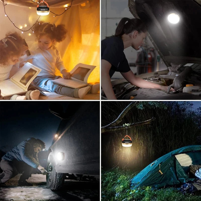 Rechargeable LED Camping Lantern – Magnetic Base