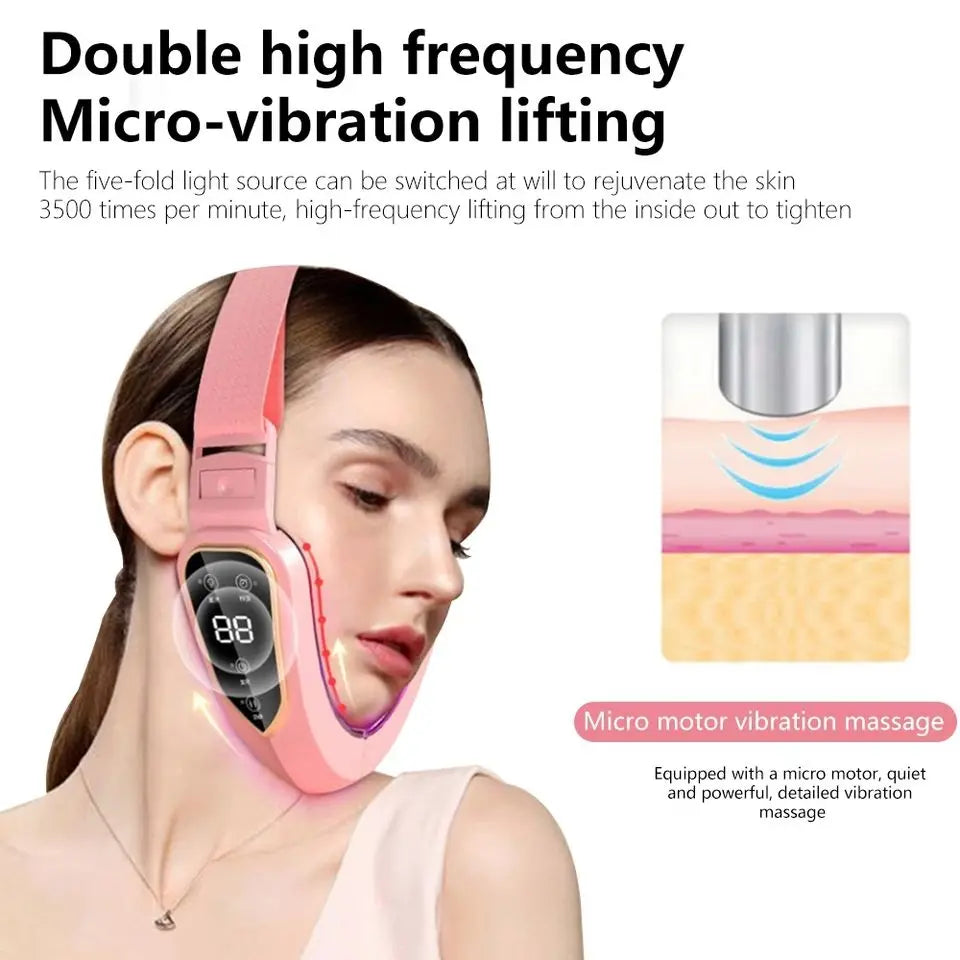 LED Facial Slimming Vibration Massager