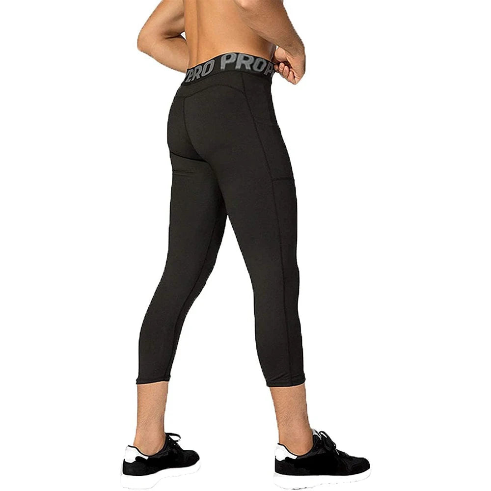 Quick-Dry Athletic Running Workout Leggings