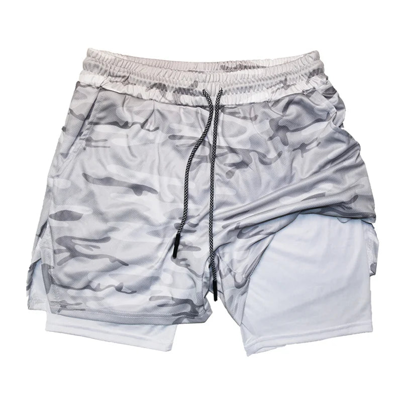 Multi-Pocket Fitness Shorts