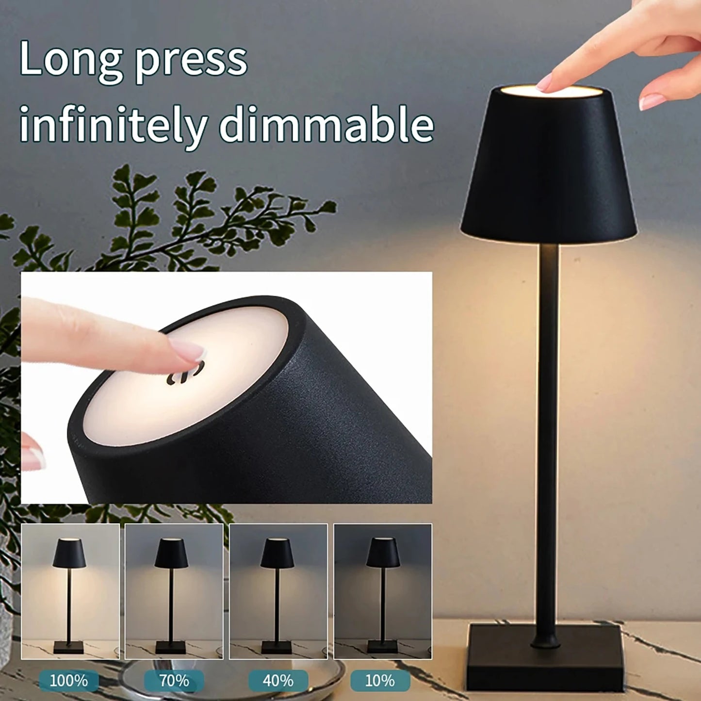 LED Touch Sensor Table Lamp