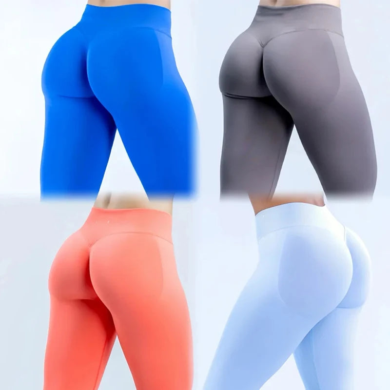 Seamless High-Stretch Curl Up Yoga Pants