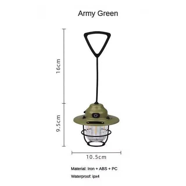 Rechargeable Waterproof Tent Light