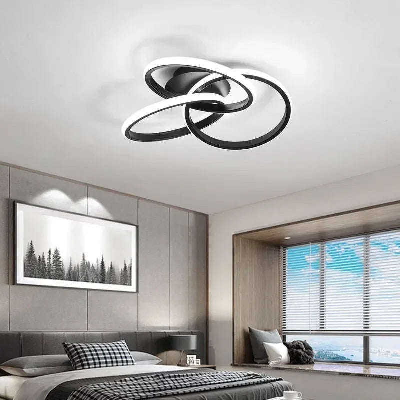 Modern Trefoil LED Ceiling Light