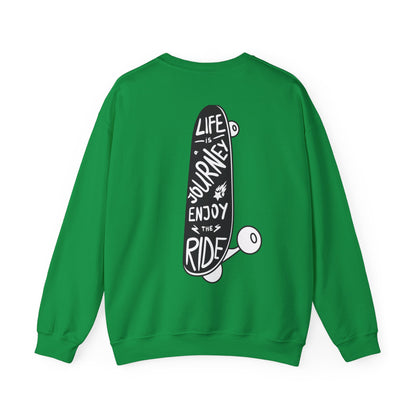 Graphic Designed Minimalist Skateboard Skate Board Lover Crewneck Sweatshirt