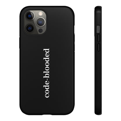 Code Blooded (Technology Programmers) iPhone Case