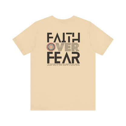 Christian Gospel Unisex Bible Faith Over Fear Verse Shirt