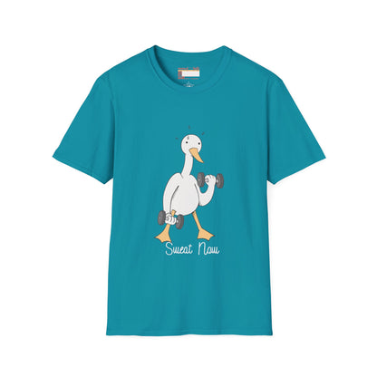 Graphic Designed Goose Sweating Out Unisex Comfort Styled T-shirts