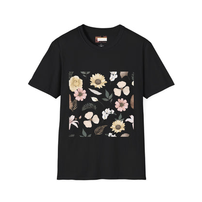Graphic Wild Flower, Flower Lover Unisex Minimalist Comfort T-shirt